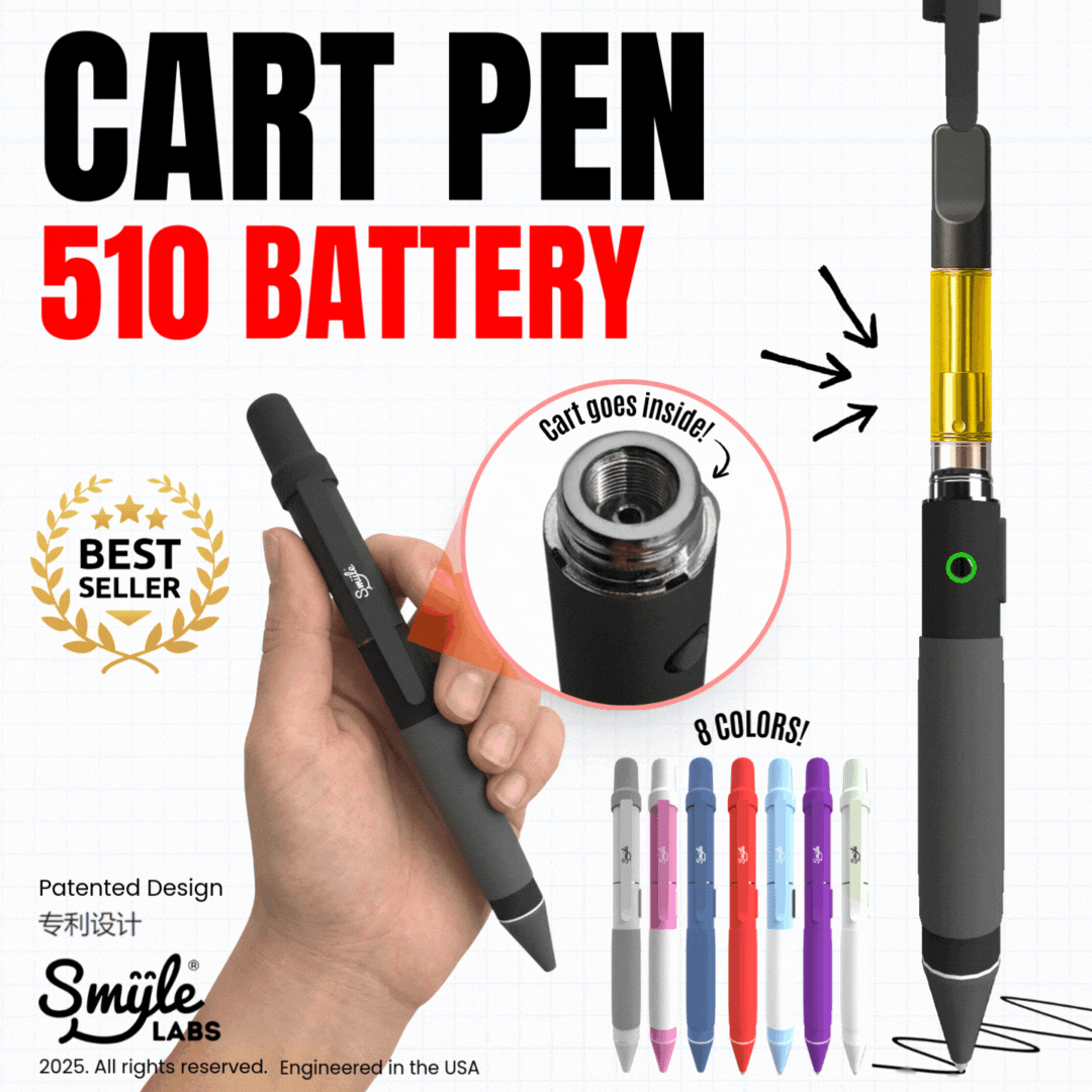 Smyle Labs Penjamin Cart Pen – Discreet 510 Vape Battery Pen UK